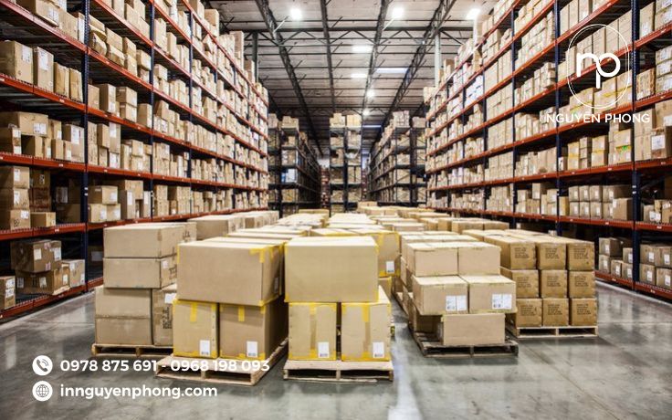 thùng carton 5 lớp sóng BC giúp bảo quản hàng hóa trong kho